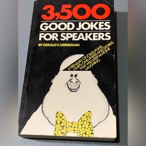 3,500 Good Jokes for Speakers by Gerald F. Lieberman - Black Cover